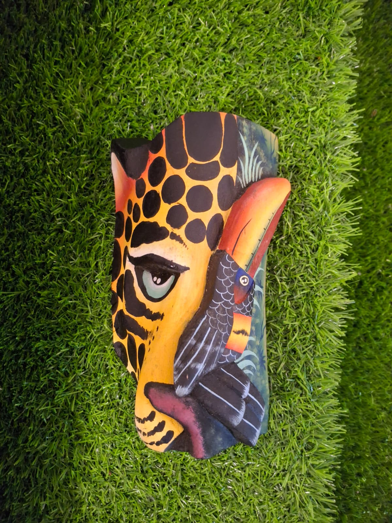 Máscara Brunca - pequeña - Jaguar & Tucán 