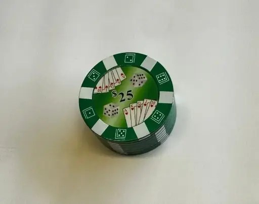 [00537] Picadora Ficha de Poker Verde